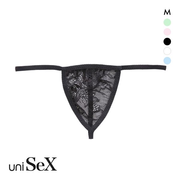 ユニセックス レース マイクロトリム 極小 G-STRING Tバック　ジェンダーレス 男女兼用 TM uniSeX