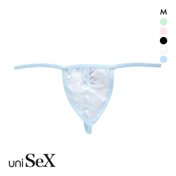 ユニセックス レース マイクロトリム 極小 G-STRING Tバック　ジェンダーレス 男女兼用 TM uniSeX