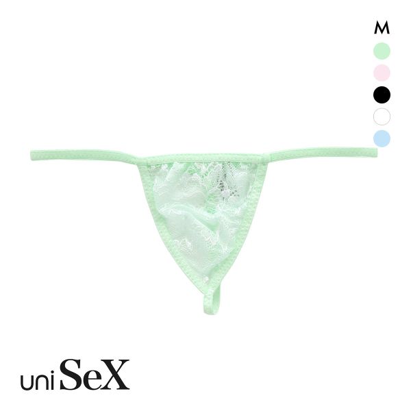 ユニセックス レース マイクロトリム 極小 G-STRING Tバック　ジェンダーレス 男女兼用 TM uniSeX