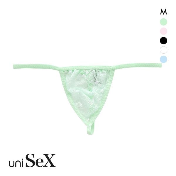 ユニセックス レース マイクロトリム 極小 G-STRING Tバック　ジェンダーレス 男女兼用 TM uniSeX