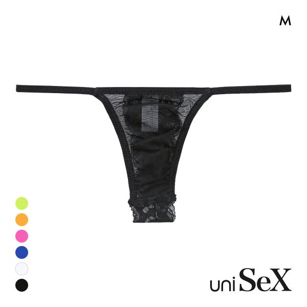 ユニセックス UNISEX Powernet back lace Tバック ジェンダーレス 男女兼用 TM uniSeX