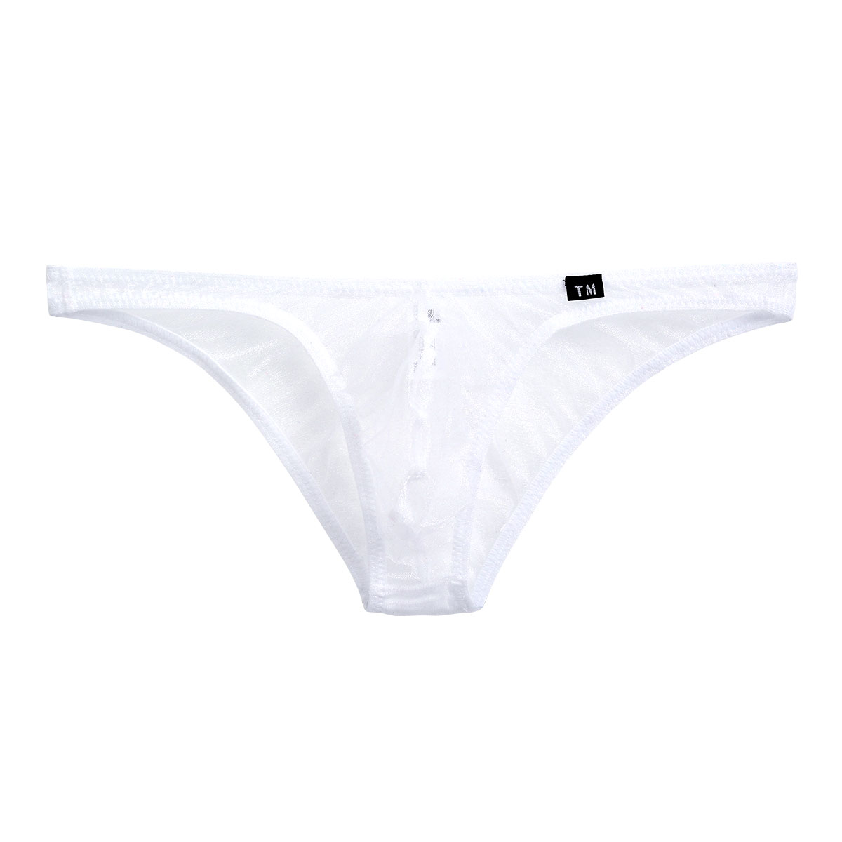 ティーエム コレクション TM collection × SHIROHATO コラボ スパークハーフ ハーフバック ビキニ えちパン すけキラ ブリーフ メンズ(WH-ホワイト-M)