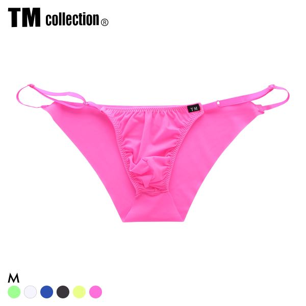 ティーエム コレクション GMF サイドストラップ ノンライン ハーフバック ビキニ メンズ TM collection