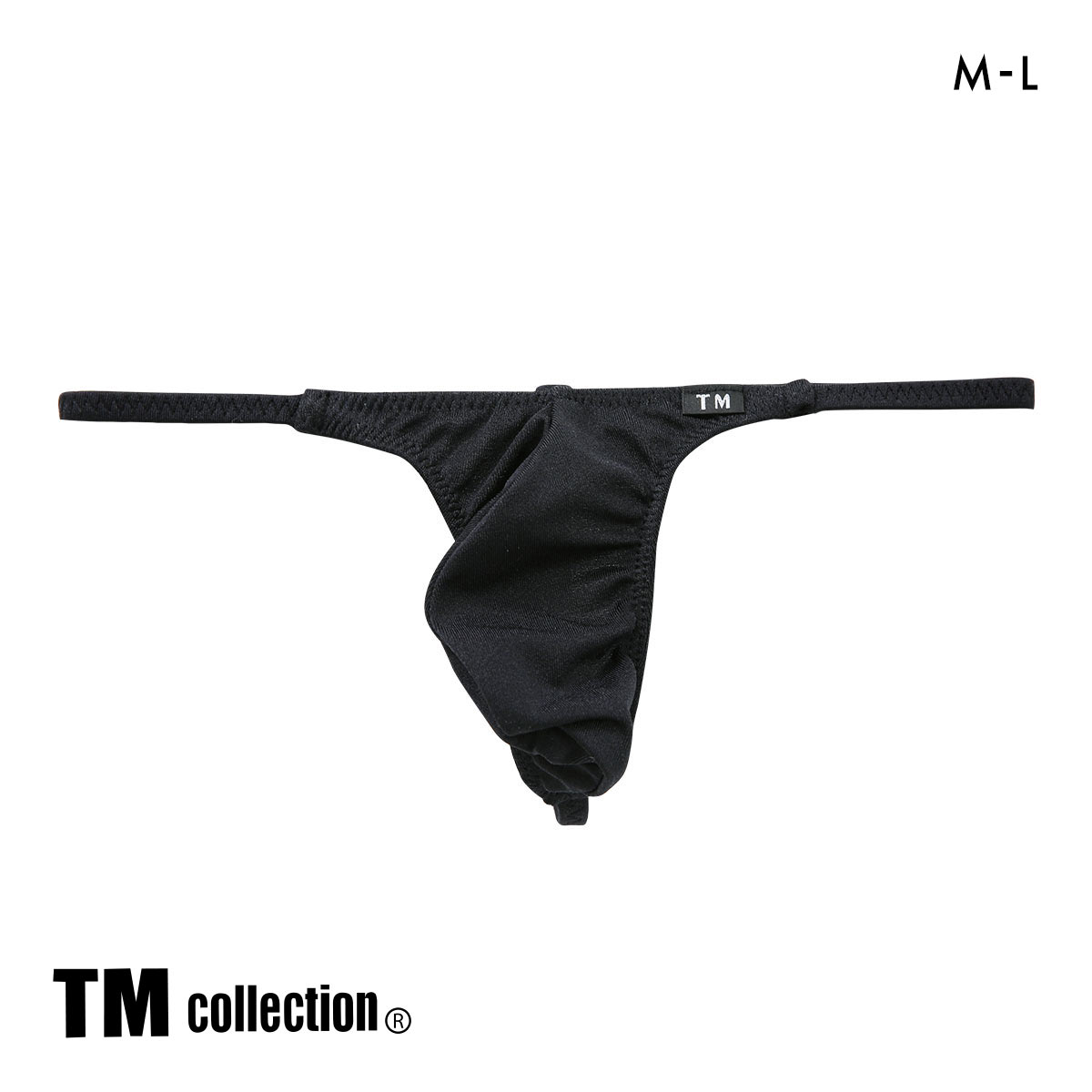 ティーエム コレクション Bright2WAY くちばし Gストリング ML メンズ Tバック G-STRING ビキ二 TM collection(BK-ブラック-M)
