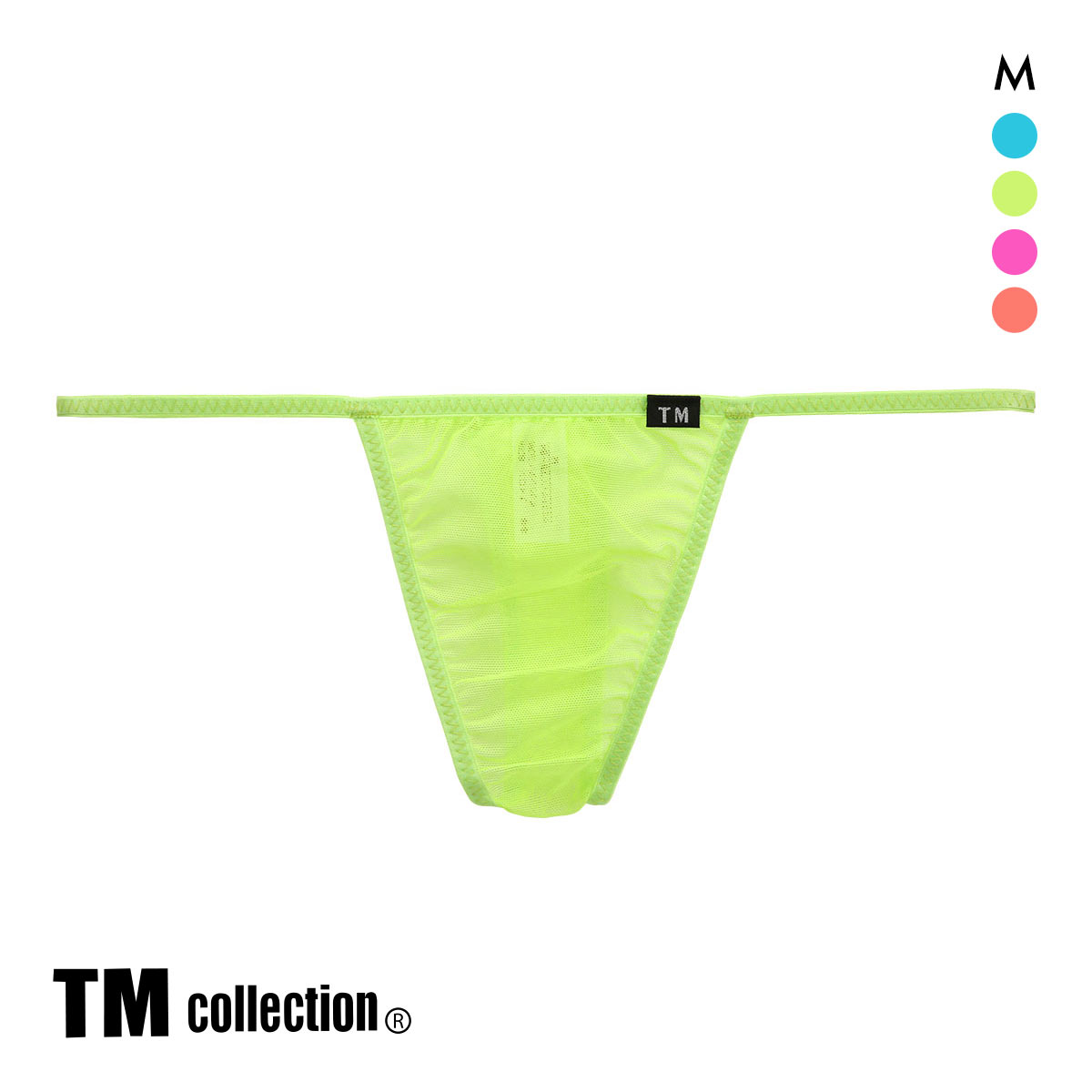 ティーエム コレクション Powernet マイクロトリム Tバック TM collection(GR-グリーン-M)