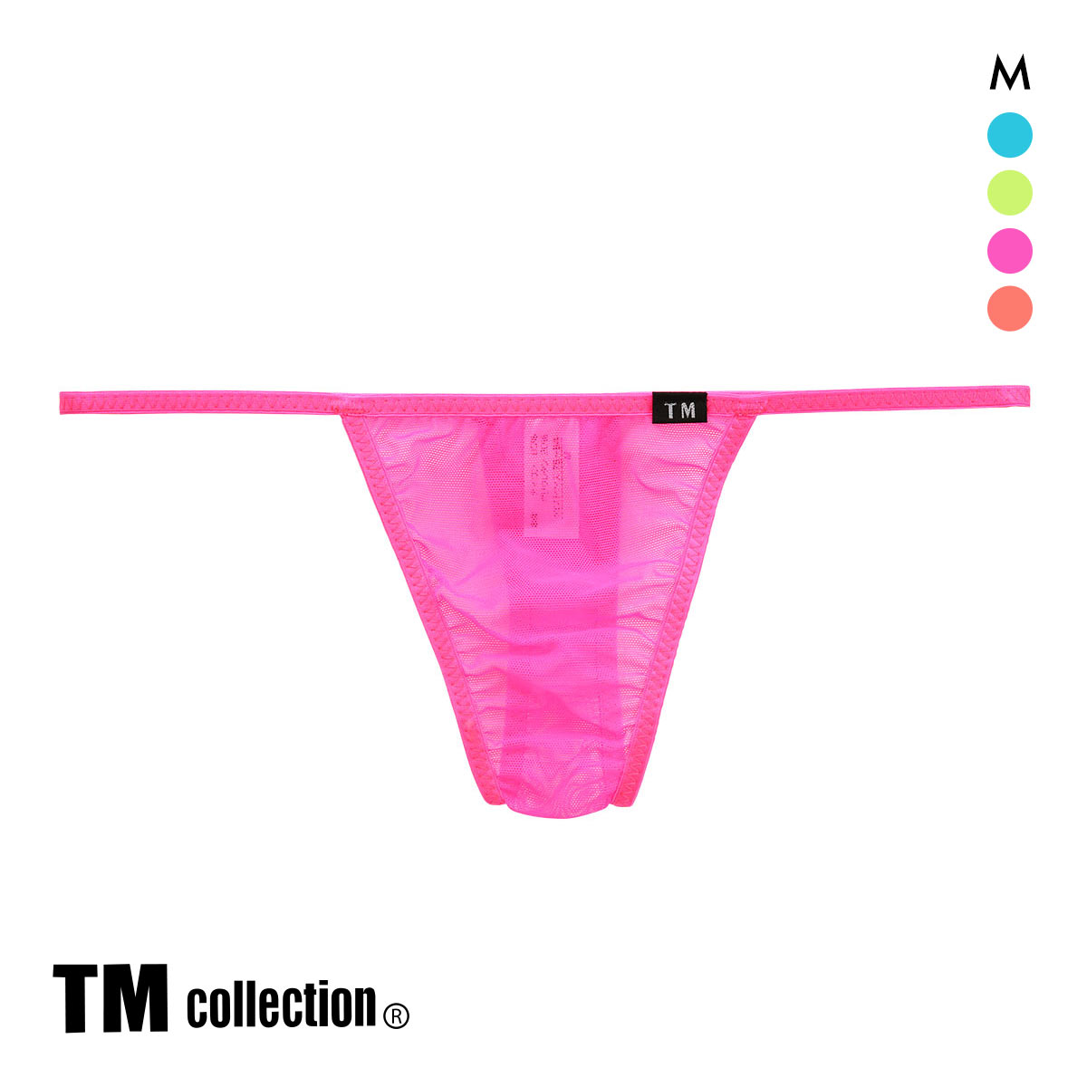 ティーエム コレクション Powernet マイクロトリム Tバック TM collection(PI-ピンク-M)