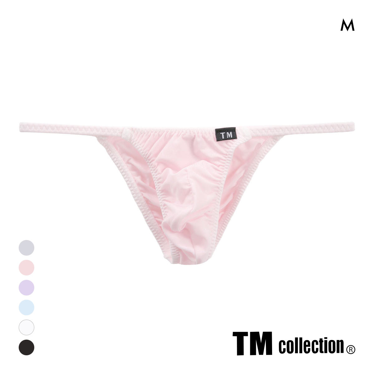 ティーエム コレクション SPヌメ2WAY side string ハーフバック TM collection(PI-ピンク-M)