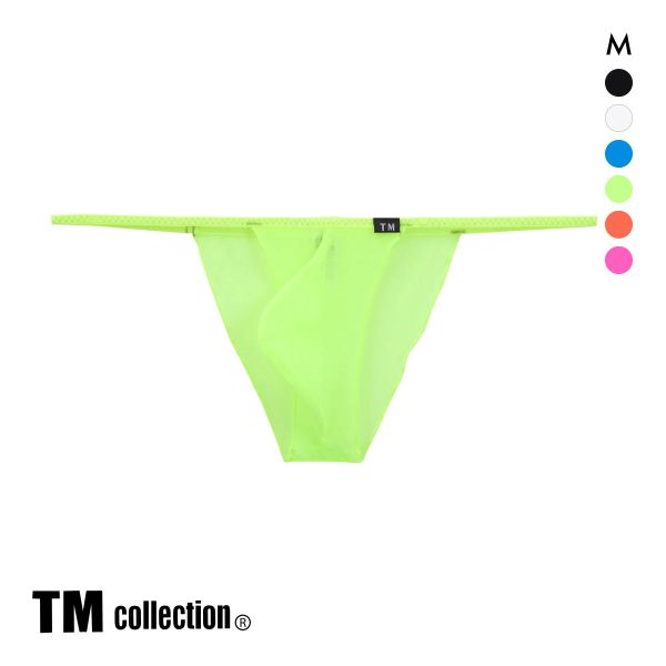 ティーエム コレクション Power net メロー ハーフバック M L LL 透け メンズ ビキニ セクシー 前閉じ