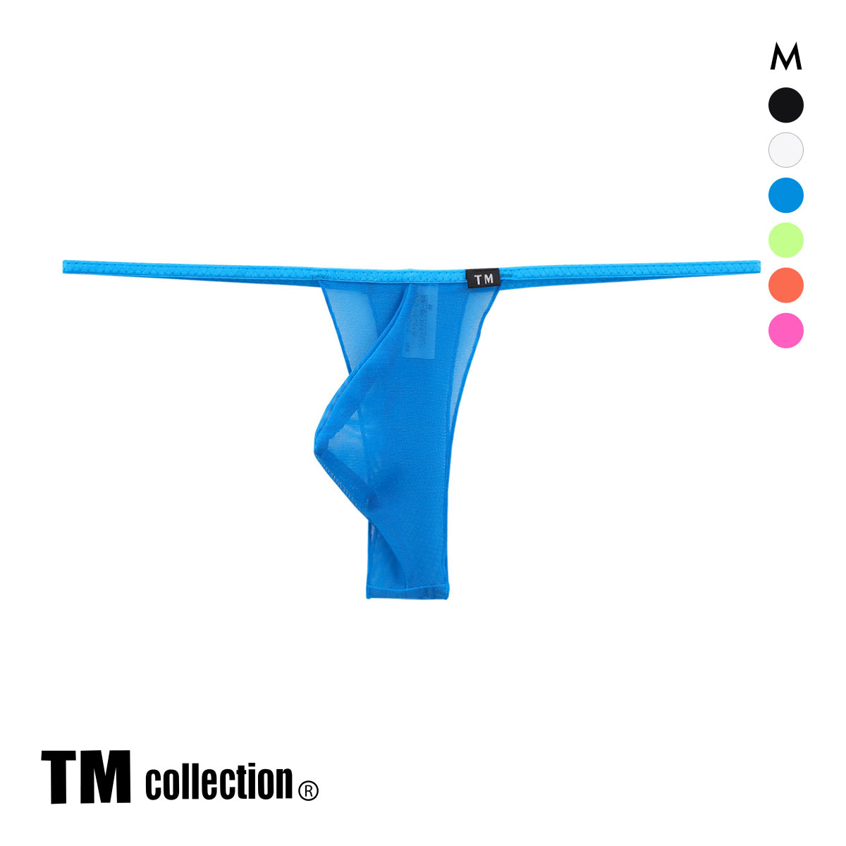ティーエム コレクション Powernet メロー Tバック　メンズ TM collection(SX-サックス-M)