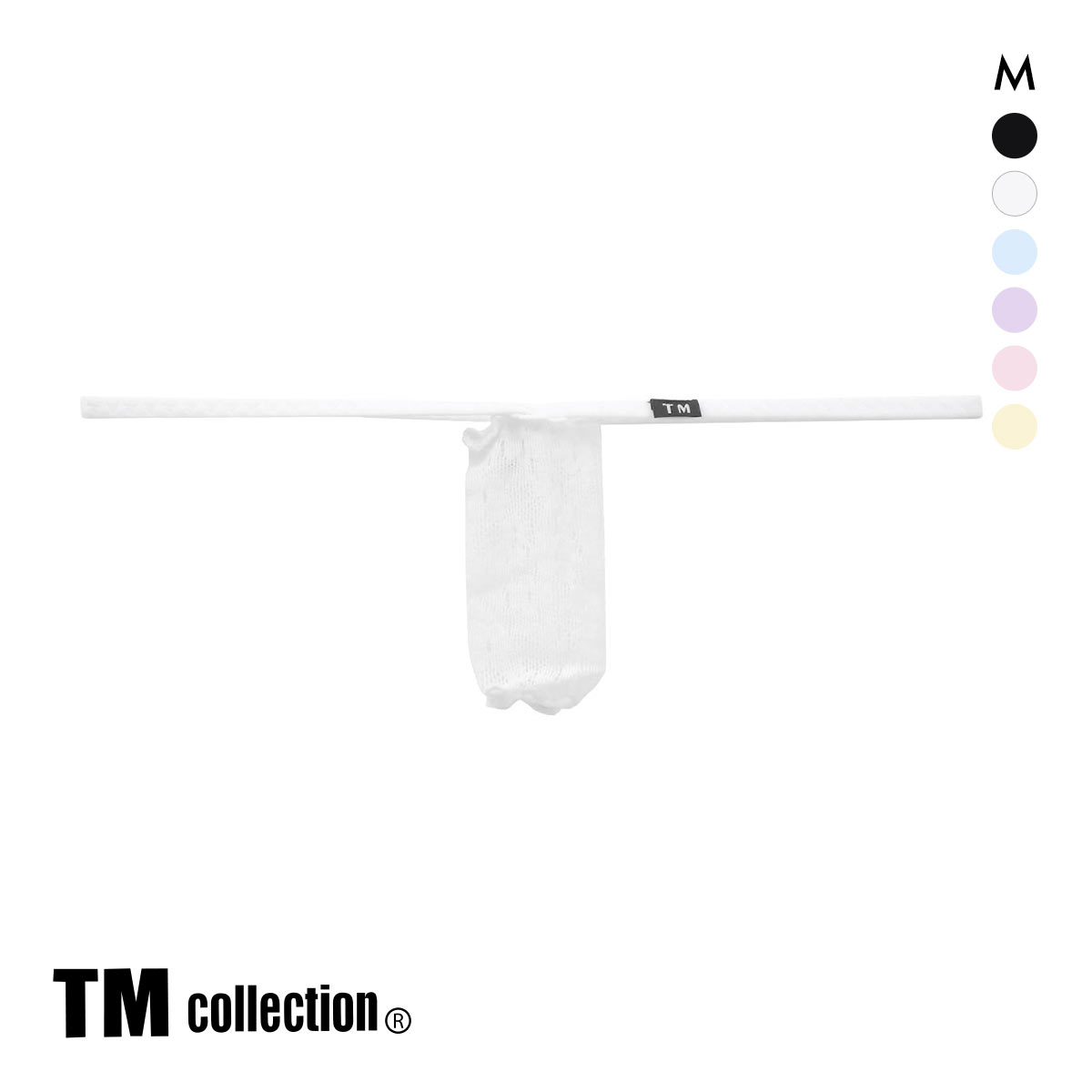 ティーエム コレクション Soft woolly lace Pole Decoration M セクシー メンズ 前とじ TM collection(WH-ホワイト-M)