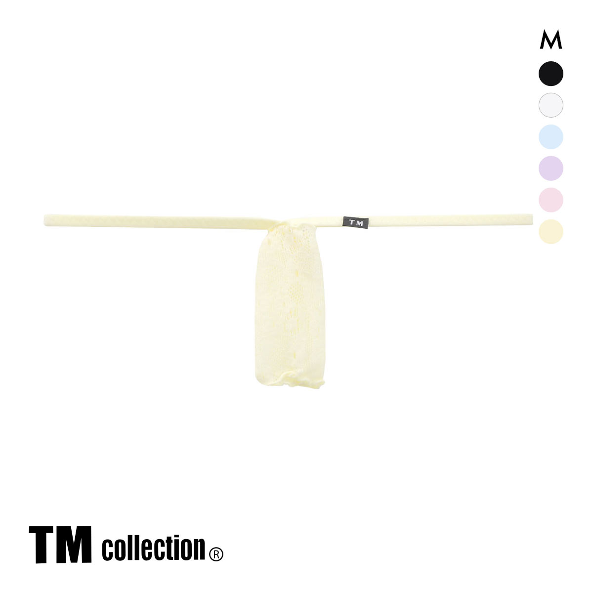 ティーエム コレクション Soft woolly lace Pole Decoration M セクシー メンズ 前とじ TM collection(YE-イエロー-M)