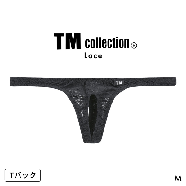 ティーエム コレクション レース フロントオープン Tバック セクシー メンズ TM collection