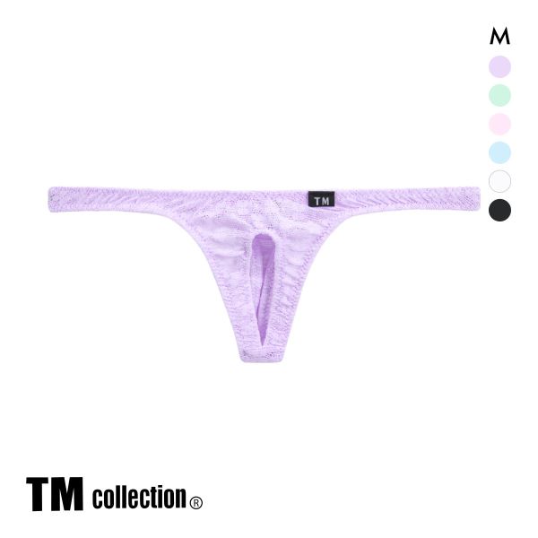 ティーエム コレクション レース フロントオープン Tバック セクシー メンズ TM collection