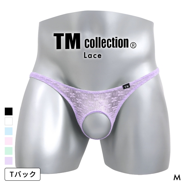 ティーエム コレクション レース フロントオープン Tバック セクシー メンズ TM collection