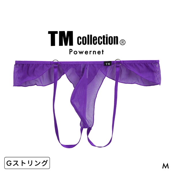 ティーエム コレクション Powernet×ストラップ バイク風 G-STRING TM collection