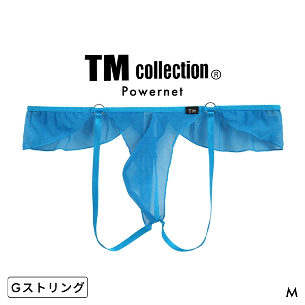 ティーエム コレクション Powernet×ストラップ バイク風 G-STRING TM collection