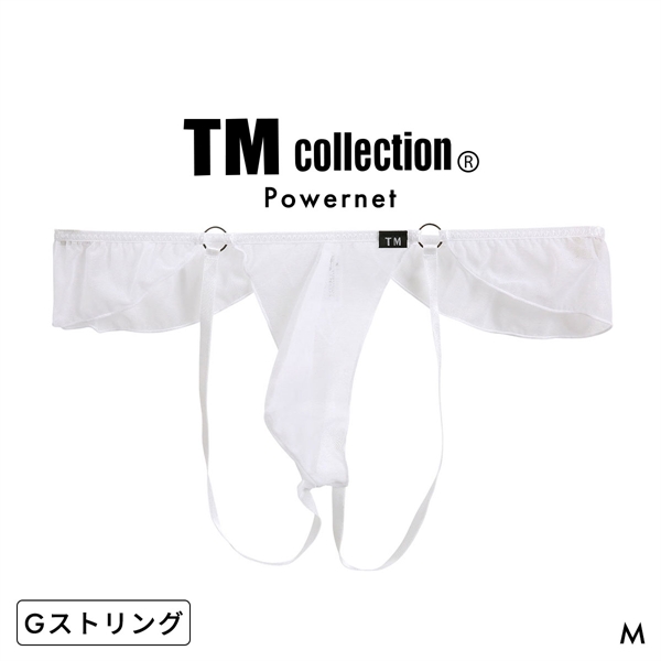 ティーエム コレクション Powernet×ストラップ バイク風 G-STRING TM collection