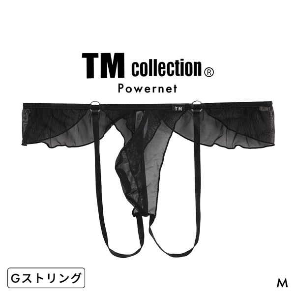 ティーエム コレクション Powernet×ストラップ バイク風 G-STRING TM collection