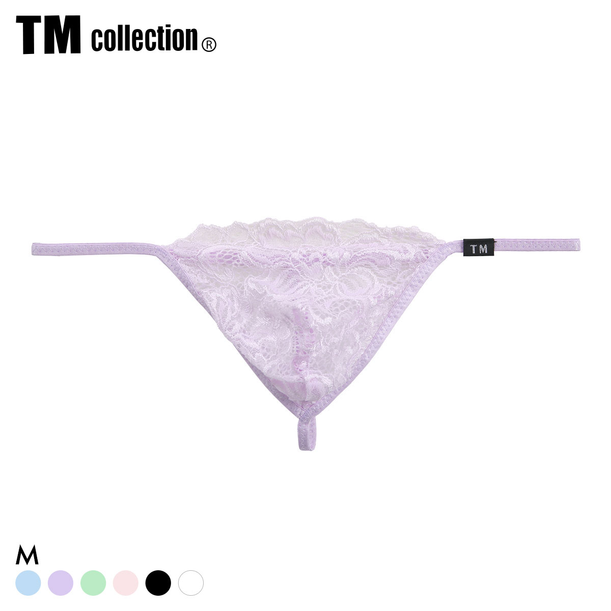 ティーエム コレクション Lace Elegant cut G-STRING TM collection(PU-パープル-M)