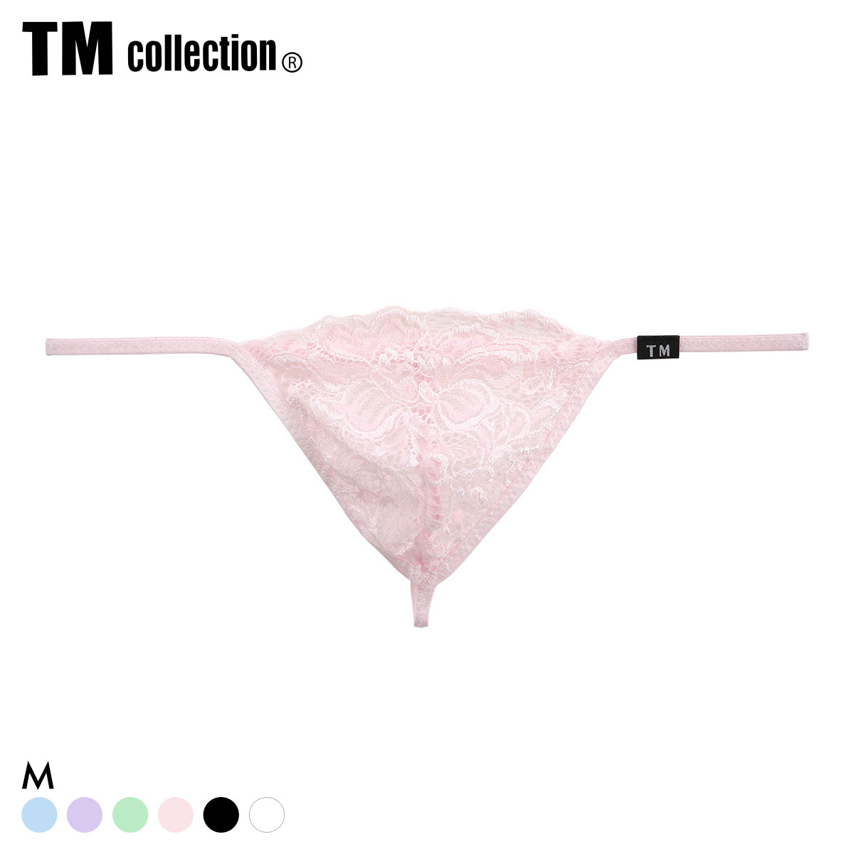 ティーエム コレクション Lace Elegant cut G-STRING TM collection(PI-ピンク-M)