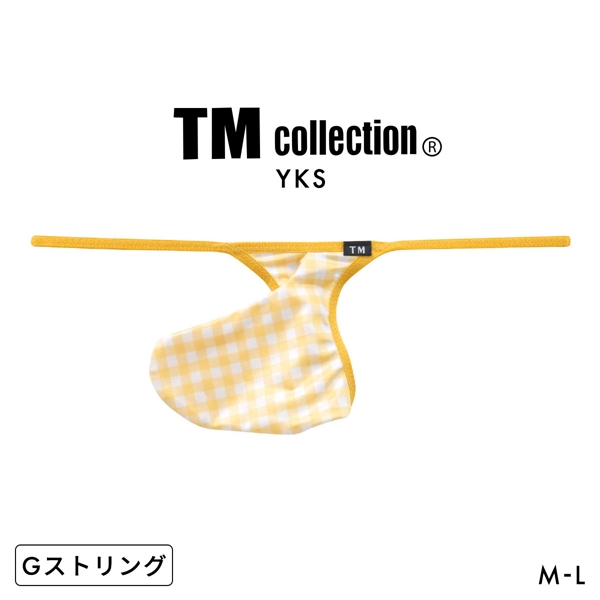 ティーエム コレクション YKS ギンガムチェック Sharp G-STRING メンズ Tバック Gストリング ビキ二 TM collection