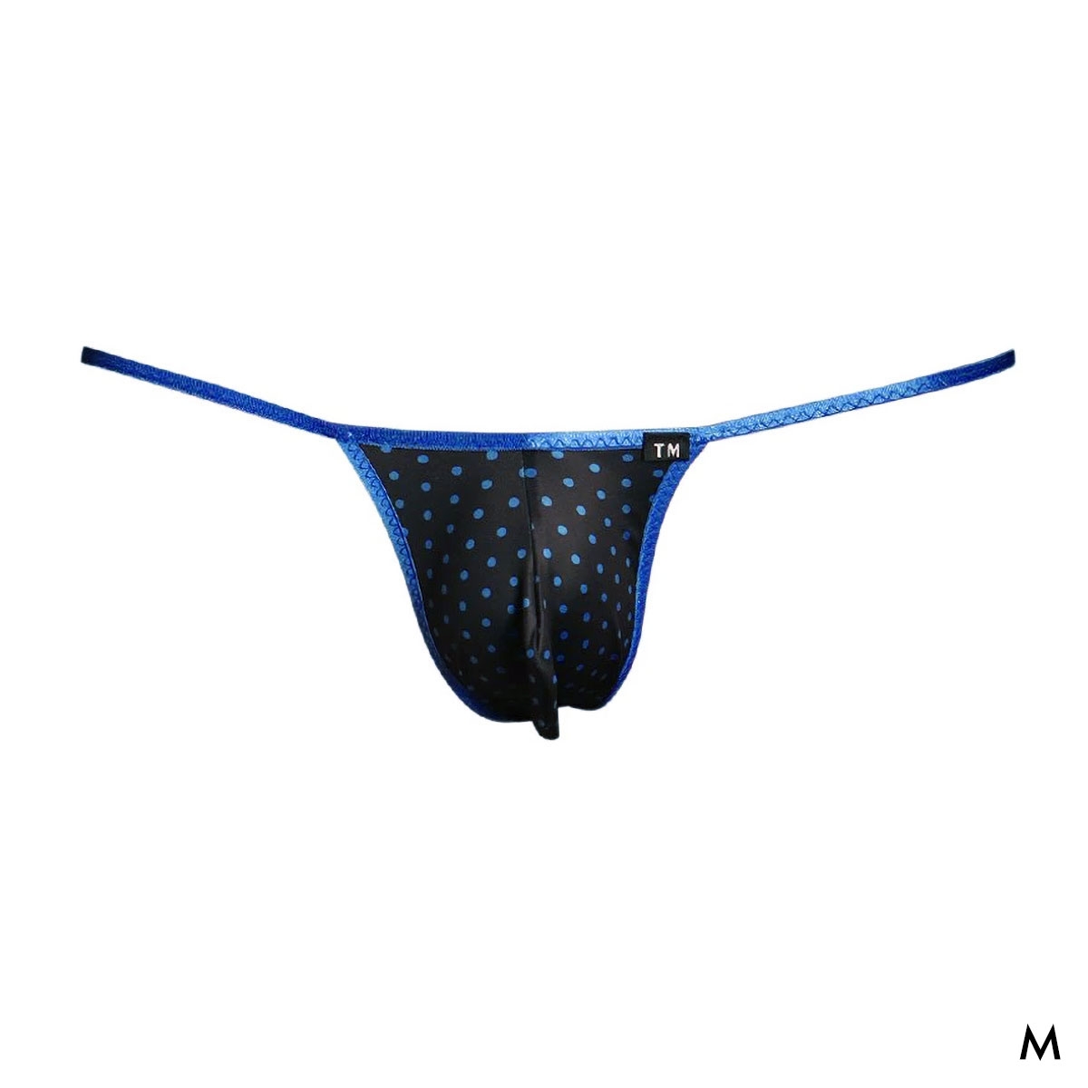 ティーエム コレクション YKS マイクロトリム Original DOT TB Tバック ビキニ メンズ TM collection(BU-ブルー-M)