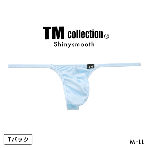 ティーエム コレクション Shinysmooth Sharp pattern TB Tバック ビキニ TM collection メンズ 前閉じ