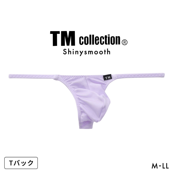 ティーエム コレクション Shinysmooth Sharp pattern TB Tバック ビキニ TM collection メンズ 前閉じ