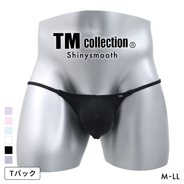 ティーエム コレクション Shinysmooth Sharp pattern TB Tバック ビキニ TM collection メンズ 前閉じ