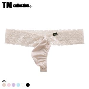 ティーエム コレクション Shinysmooth x lace Vカット TB Tバック ビキニ TM collection メンズ ブリーフ 前閉じ