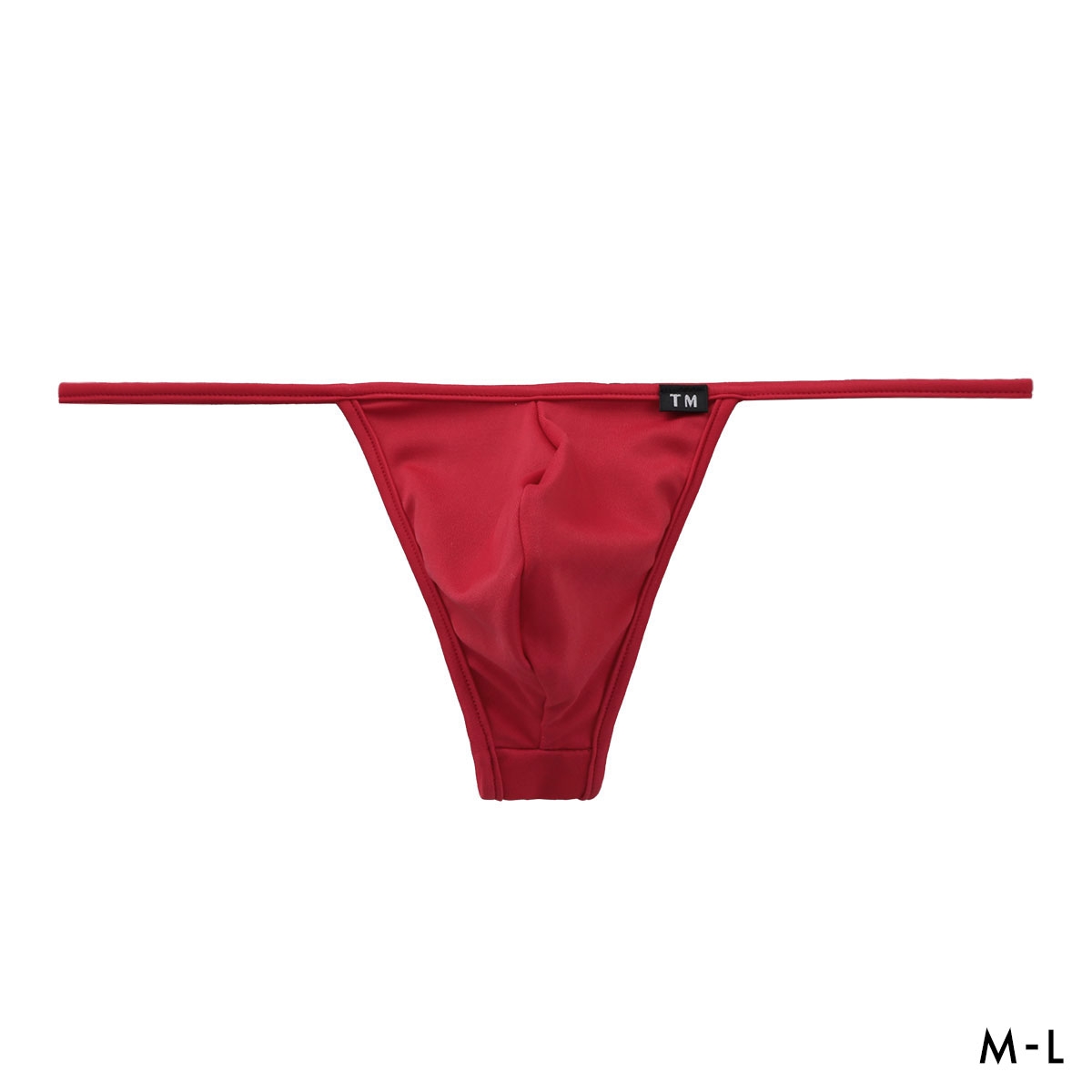 ティーエム コレクション マイクロファイバー2way Binder trim TB Tバック ビキニ TM collection メンズ 日本製 前閉じ(RE-レッド-M)