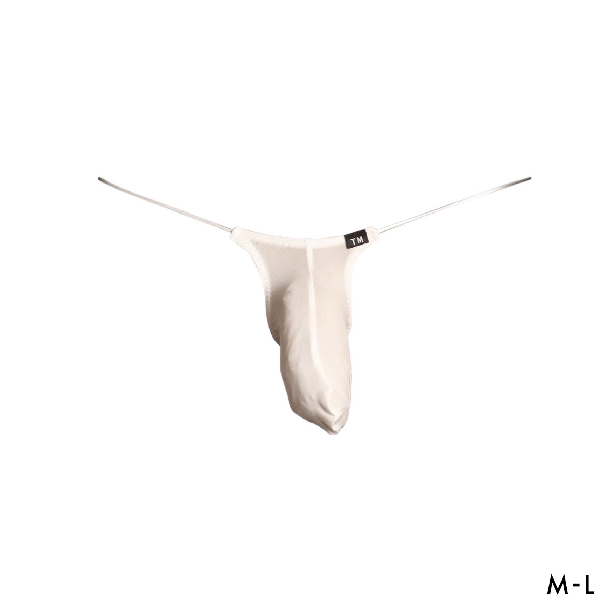 ティーエム コレクション SPヌメ2way Mountain Bulge TB Tバック ビキニ メンズ TM collection 日本製(WH-ホワイト-M)