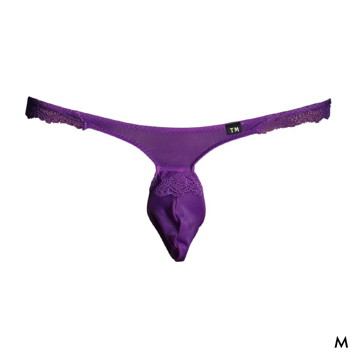 ティーエム コレクション NewT2M2 Lovely ひょうたん TB Tバック ビキニ TM collection メンズ 前閉じ 日本製(PU-パープル-M)