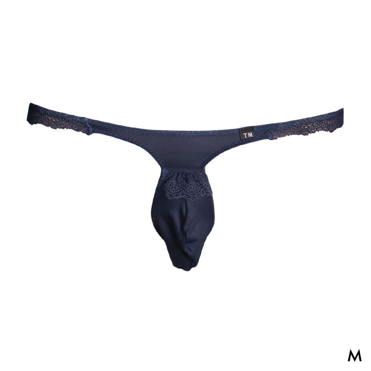 ティーエム コレクション NewT2M2 Lovely ひょうたん TB Tバック ビキニ TM collection メンズ 前閉じ 日本製(NV-ネイビー-M)