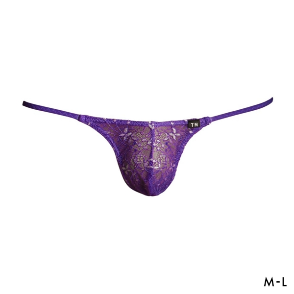 ティーエム コレクション NewT2M2 x ラメレース サイドストリング TB Tバック ビキニ TM collection メンズ 日本製