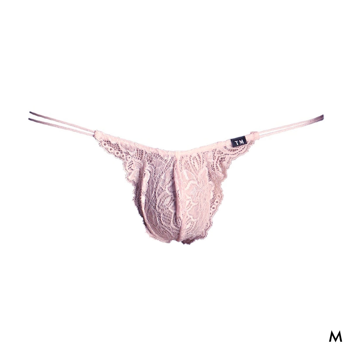 ティーエム コレクション Luxurious Lace side loop HB ハーフバック ビキニ TM collection メンズ 日本製(PI-ピンク-M)