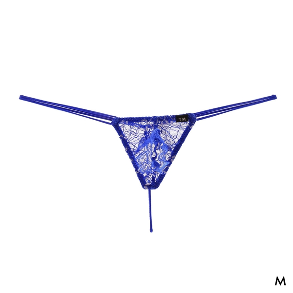 ティーエム コレクション ラメレース Wループ クチバシ G-STRING Gストリングス Tバック ビキニ メンズ TM collection