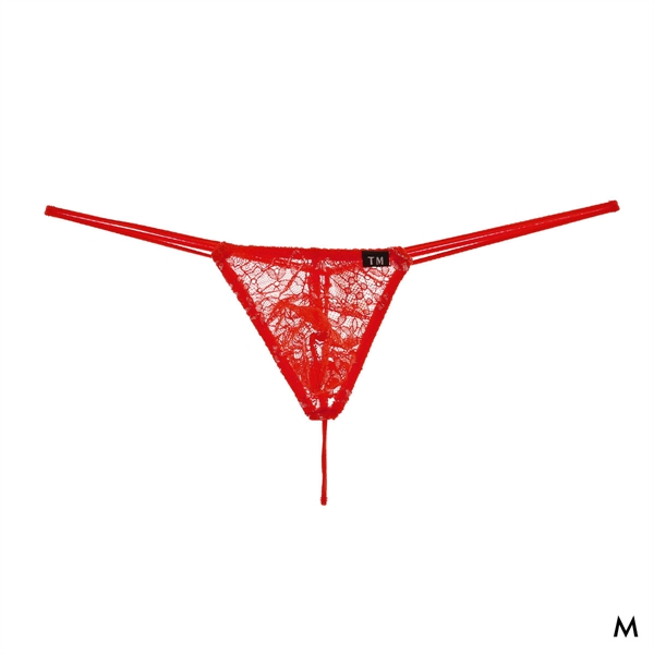 ティーエム コレクション ラメレース Wループ クチバシ G-STRING Gストリングス Tバック ビキニ メンズ TM collection