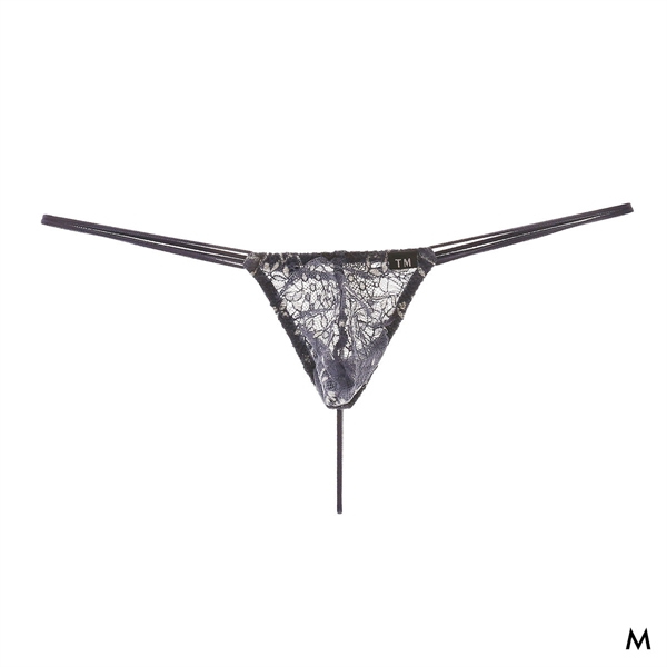 ティーエム コレクション ラメレース Wループ クチバシ G-STRING Gストリングス Tバック ビキニ メンズ TM collection