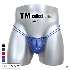 ティーエム コレクション ラメレース Wループ クチバシ G-STRING Gストリングス Tバック ビキニ メンズ TM collection