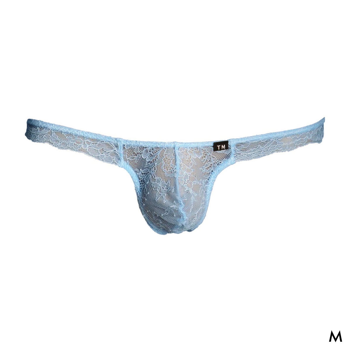 ティーエム コレクション 総レース cute color TB Tバック ビキニ TM collection メンズ 日本製(SX-サックス-M)