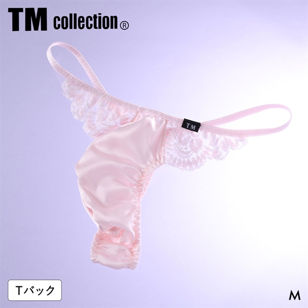 ティーエム コレクション Satin x Lace Elegant TB Tバック ビキニ メンズ TM collection 日本製