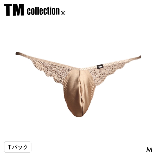 ティーエム コレクション Satin x Lace Elegant TB Tバック ビキニ メンズ TM collection 日本製