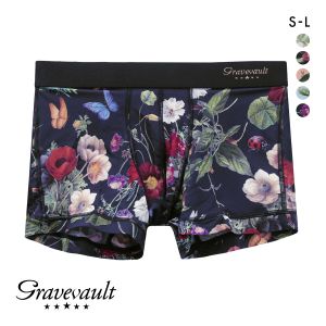 グレイブボールト Gravevault フローラプリント ショートボクサーパンツ