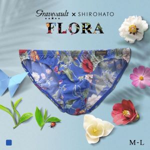 グレイブボールト Gravevault×SHIROHATO 別注 限定カラー FLORA ビキニ ブリーフ ML 3050975 フローラ