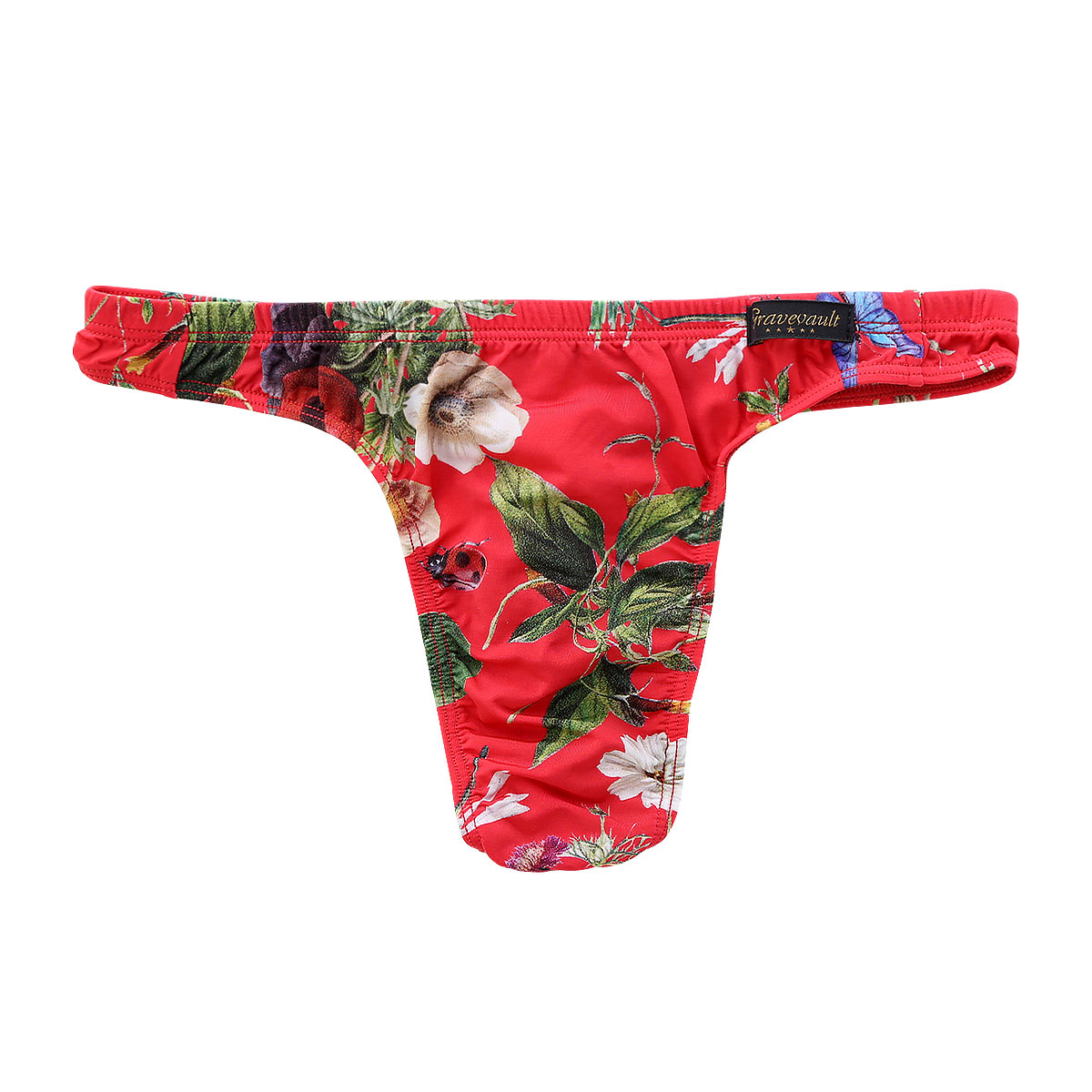 グレイブボールト Gravevault×SHIROHATO 別注 限定カラー FLORA ビキニ Tバック ML 3050976 フローラ(RE-レッド-M)
