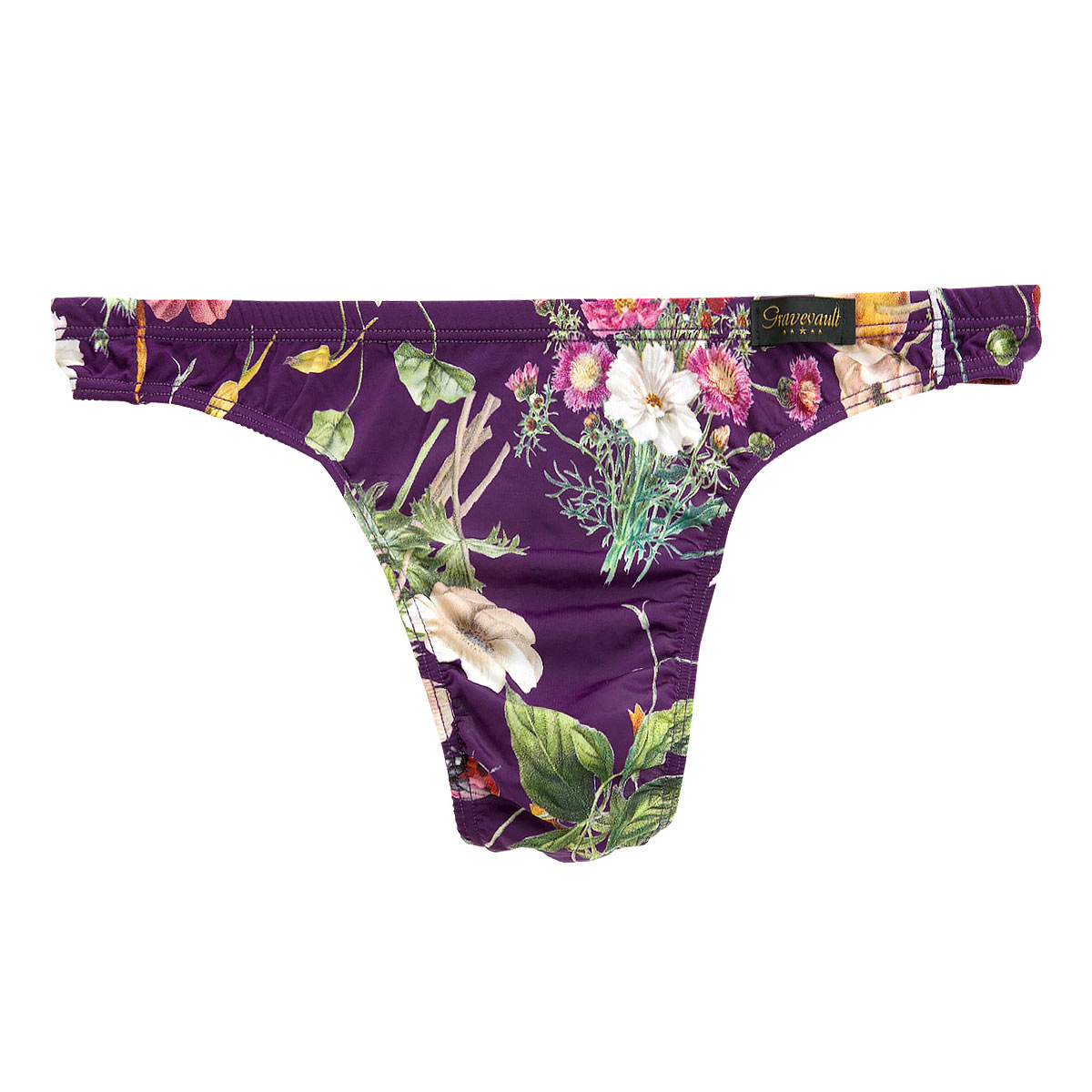 グレイブボールト Gravevault×SHIROHATO 別注 限定カラー FLORA ビキニ Tバック ML 3050976 フローラ(PU-パープル-M)