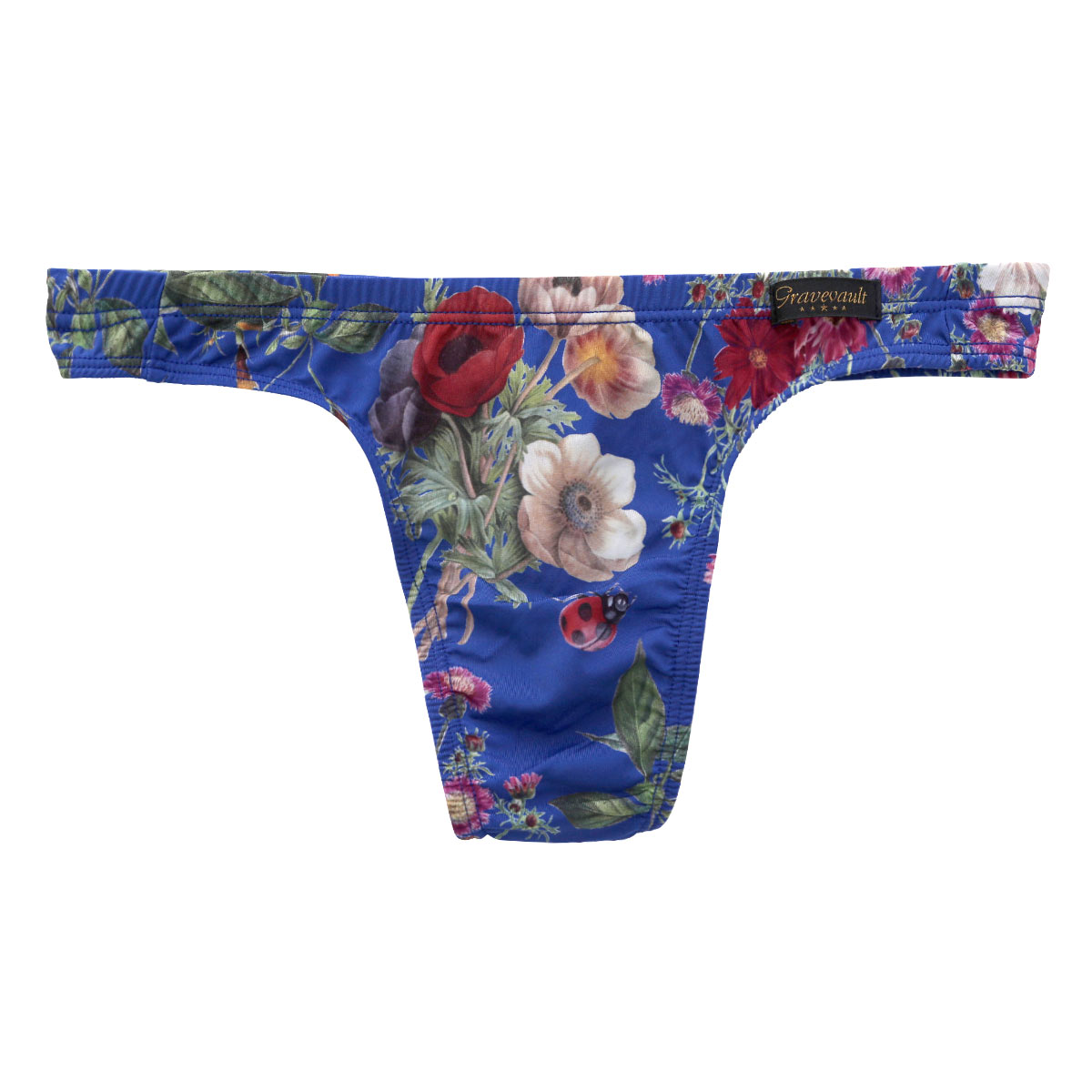 グレイブボールト Gravevault×SHIROHATO 別注 限定カラー FLORA ビキニ Tバック ML 3050976 フローラ(BU-ブルー-M)