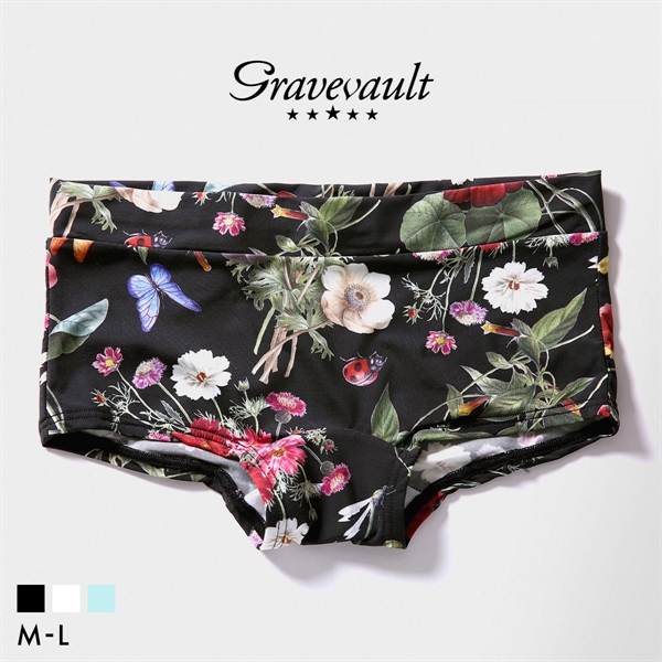 グレイブボールト FLORA Shorty ボクサーショーツ レディース ショーツ ボーイレングス ローライズ ペア Gravevault
