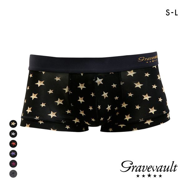 グレイブボールト Gravevault STAR STUDS ローライズボクサーパンツ SML 3051211 グレイブボールト Gravevault STAR STUDS ローライズボクサーパンツ SML 3051211